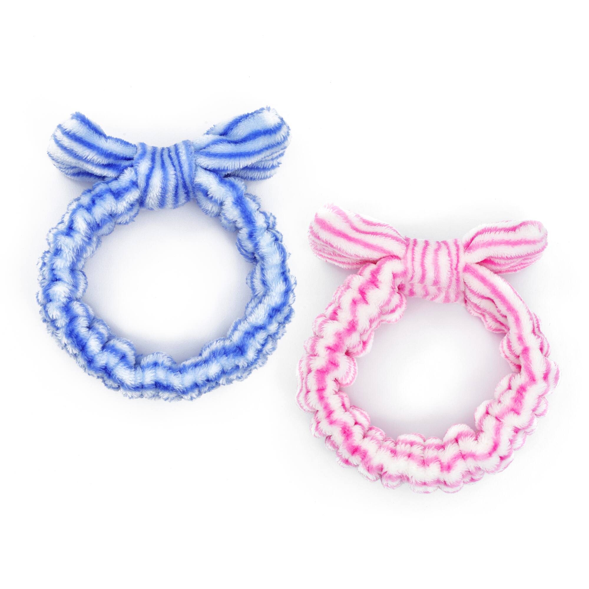 Assorted Next Chapter Striped Velvet Spa Headband, 1pc. by Fab Finds